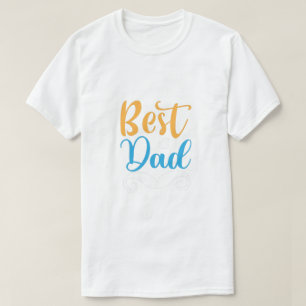 Färgglad 'I Love You Daddy'-grafik med en mustasch T Shirt