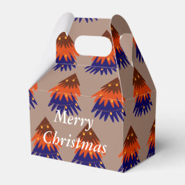 Färgglad julgran - presentbox presentaskar
