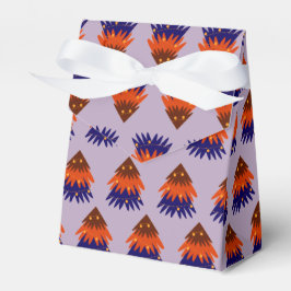 Färgglad julgran - presentbox presentaskar