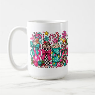 Färgglad julkakao Godis Mysig jul Kaffemugg