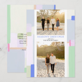 Färgglad konst jul helgdag foto hälsningskort julkort