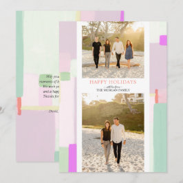 Färgglad konst jul helgdag foto hälsningskort julkort