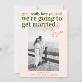 färgglad kul Spara Datum med bild Inbjudningar