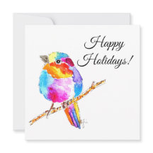 Färgglad liten fågel