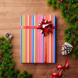 Färgglad Ljus Modern Jul Presentpapper