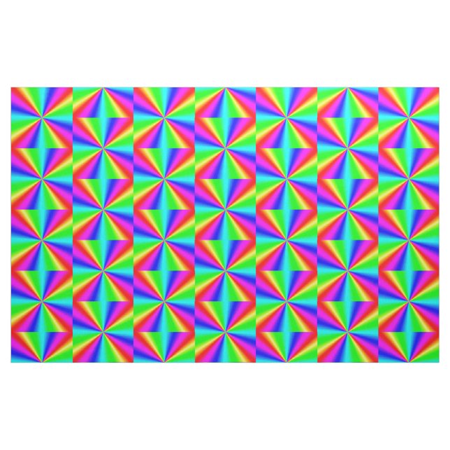 Färgglad ljus regnbåge tyg (Fat Quarter)