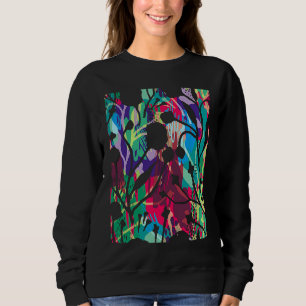 Färgglad lövverk Konstnärlig trädgård Ljus blommor T Shirt