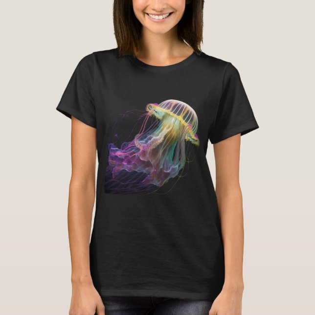 Färgglad manet t shirt (Framsida)