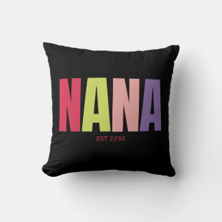 Färgglad minimalist nana EST mormor  Kudde