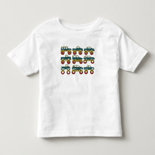 Färgglad Monster Truck International Dot Day T Shirt