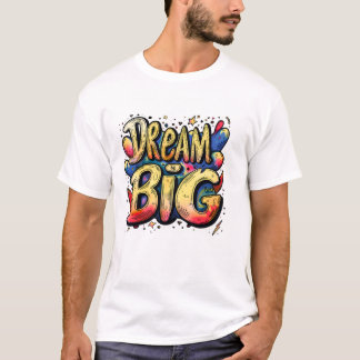Färgglad Motiverande Bokstavsdesign för Tryck T Shirt