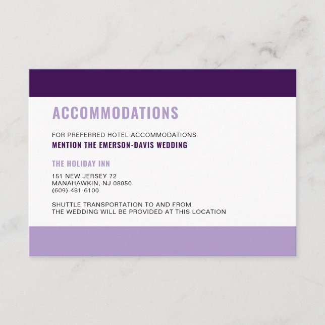 Färgglad och djärv bifogad kort (Framsida)