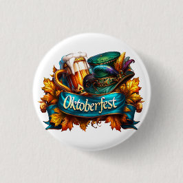 Färgglad Oktoberfest Knapp