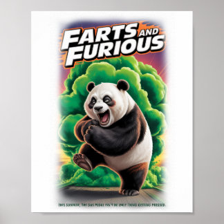 Färgglad parodifilm på en vit poster