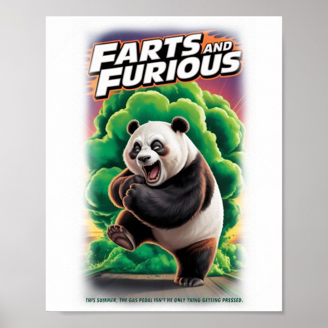 Färgglad parodifilm på en vit poster (Framsidan)