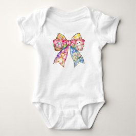 Färgglad påsk Coquette rosett T Shirt