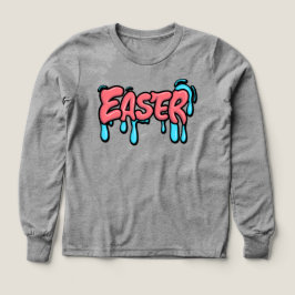 Färgglad påsktext i graffiti-stil med dropp-effekt t shirt