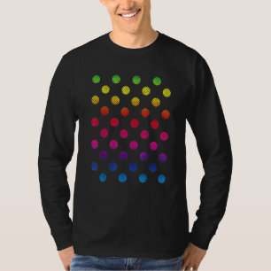 Färgglad prick dag Polka Dot Internationella pri T Shirt
