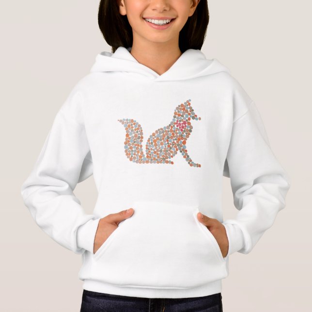 Färgglad Prickig Räktröja T Shirt (Framsida)