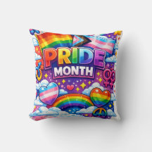 Färgglad Pride Month Regnbåge och Enhörning Konst