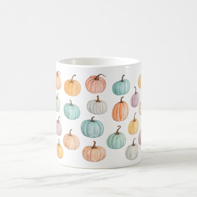 Färgglad Pumpkin Fall-mugg, Höstkaffemugg, Höst D Kaffemugg (Center)