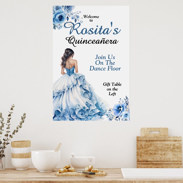 Färgglad Quinceanera Poster (Kök)
