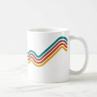 Färgglad Randig Kaffemugge Kaffemugg