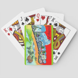 Färgglad Retro Arkansas vykort  Casinokort