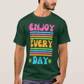 Färgglad Retro Estetisk Citat retro T Shirt