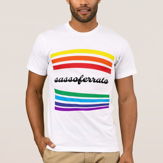 Färgglad Sassoferrato T Shirt (Framsida)