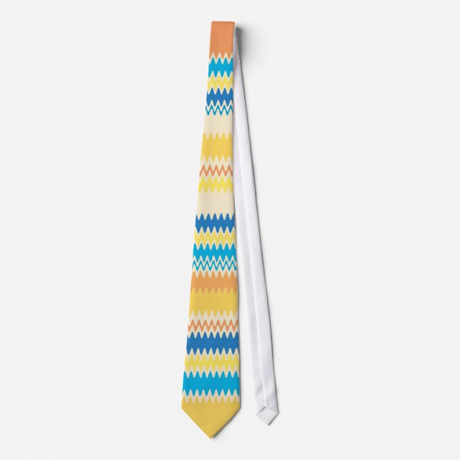 Färgglad sicksackrand dekorativ Chevron Slips (Framsida)