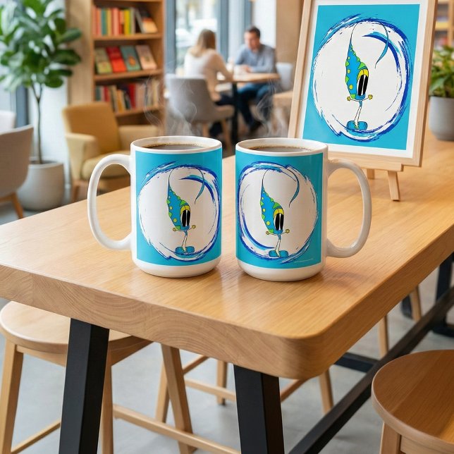 Färgglad Söt Originell Tecknad Karaktär Kaffemugg (Take a look at these very cool cartoon character mugs!)