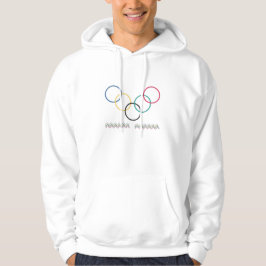 Färgglad Sport Ring Tröja - Teamanda & Motivation Hoodie