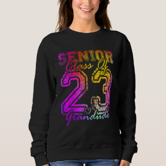 Färgglad Stolt Farfar Söt Hjärt Graduerad Senior T Shirt