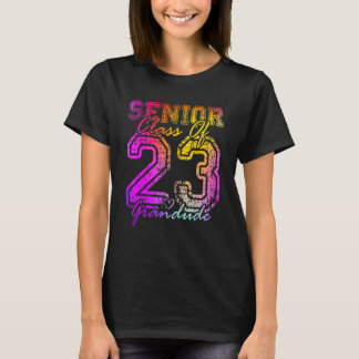 Färgglad Stolt Farfar Söt Hjärtat Examens Senior T Shirt