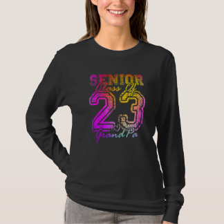 Färgglad Stolt Farfar Söt Hjärtlig Examinerad Seni T Shirt