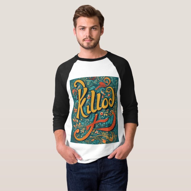 Färgglad T-Shirt (Hel framsida)
