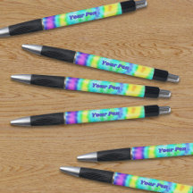 Färgglad Tie Dye Söt Personlig Penna