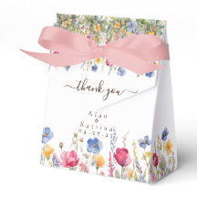 Färgglad Trädgård Boho Vilda Blommor Förmånslåda
