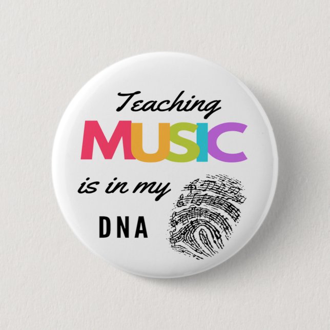 Färgglad undervisningsmusik finns i mitt DNA Musik Knapp (Framsida)