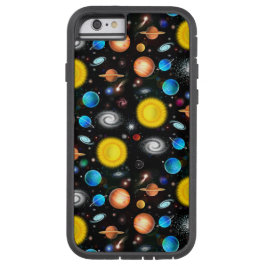 Färgglad universum astronomi iPhone 6 tåligt fodra