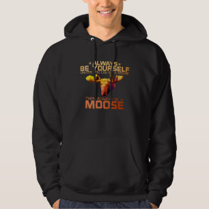 Färgglad Var alltid dig själv om du inte kan vara Hoodie