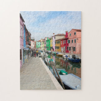 Färgglad Venedig Jigsaw Pussel