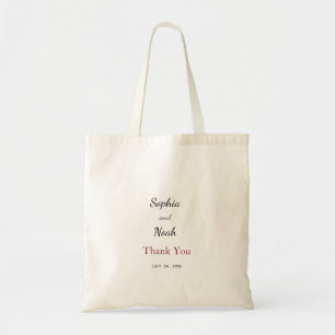 Färgglad vildblomma bröllop tack Totebag Tygkasse