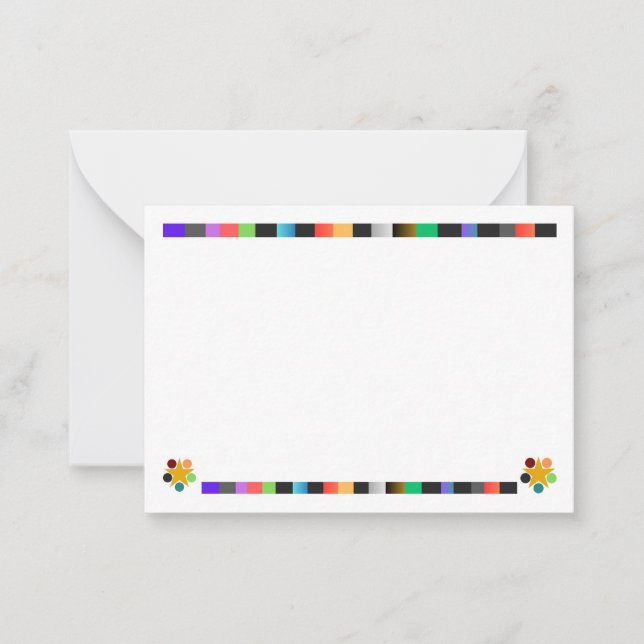 Färgglad vykort (Framsida)