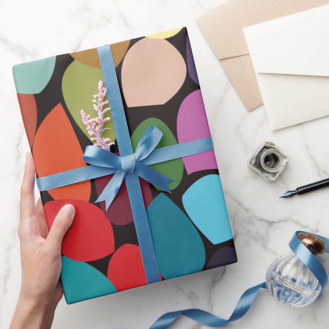 Färgglada Abstrakt Cirklar  Presentpapper (Gifting)