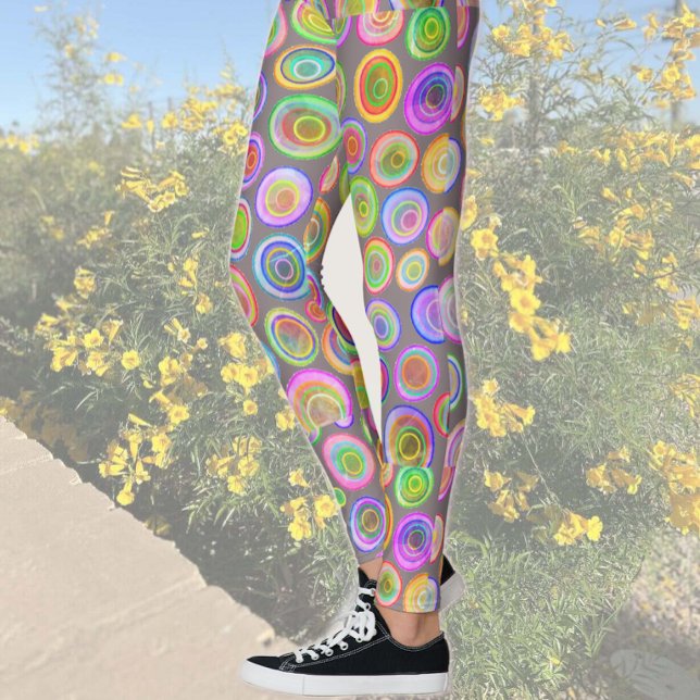 Färgglada Abstrakt Leggings (Skapare uppladdad)