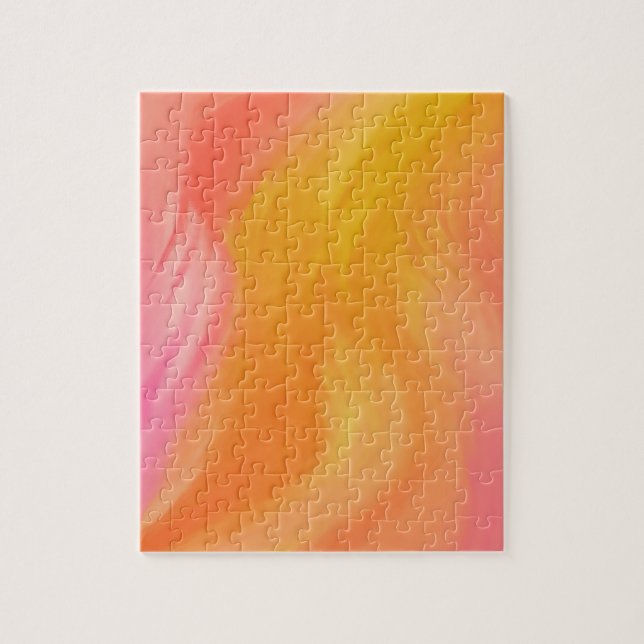 Färgglada Abstrakt Penseldrag Gradient Ombre Pussel (Vertikal)