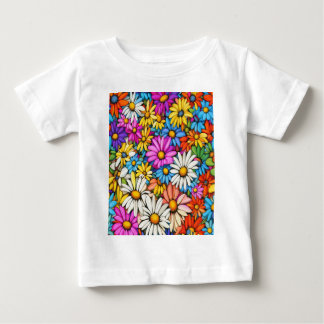 Färgglada Abstrakt Tusenskönor #444 T Shirt