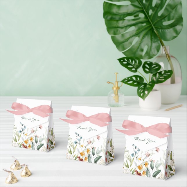 Färgglada akvarellblommor presentförpackning presentaskar (Multipel)
